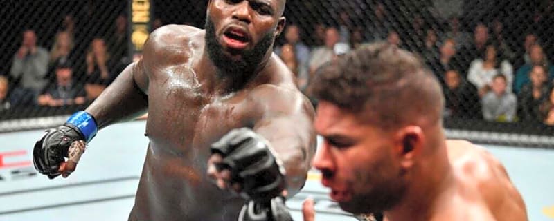 UFC heavyweight’s buzzer-beating KO exploded legend’s lip in one of the most gruesome Octagon injuries