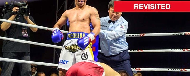 Manny Pacquiao came out of retirement to school MMA fighter years before fully-fledged boxing return