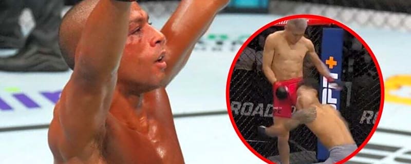 UFC prospect earns Edson Barboza comparisons with faceplant knee KO to take one step closer to a contract