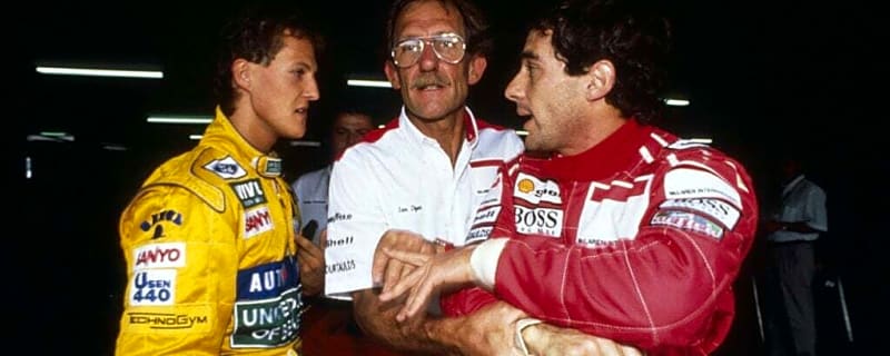 Michael Schumacher told Ayrton Senna to ‘get lost’ after an incident at the 1992 German GP
