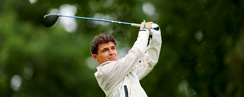 When Lando Norris played golf with Lewis Hamilton after seeing him at the driving range