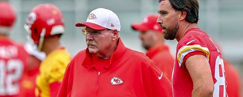 Why Travis Kelce can’t look at Andy Reid ahead of potential Kansas City Chiefs retirement