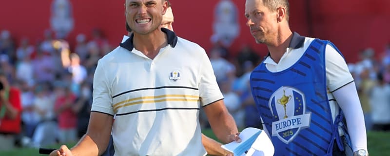 Ludvig Aberg’s caddie denies bizarre rumours about American Ryder Cup team