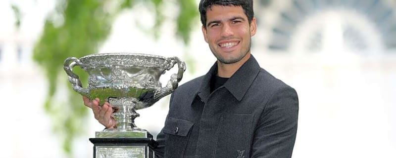 Coco Gauff and Maria Sharapova react as Carlos Alcaraz seals Australian Open title