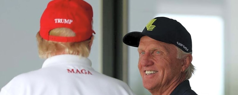 Greg Norman gives his opinion on Donald Trump after sharing the golf course with him