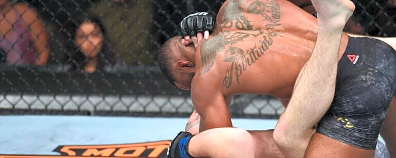 Undefeated contender landed just one strike in UFC champion’s flawless last win inside the Octagon