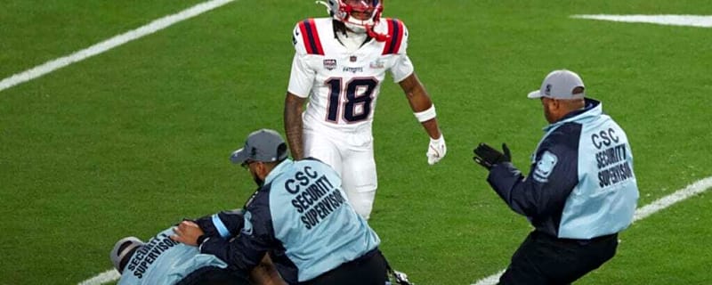 Patriots’ Kyle Williams almost took down fan who ran onto the Super Bowl field