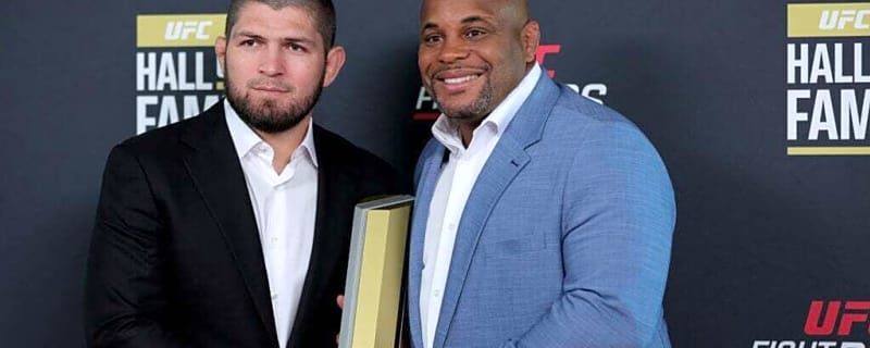 Khabib Nurmagomedov’s touching moment with Daniel Cormier as pair reminisce on legendary UFC runs