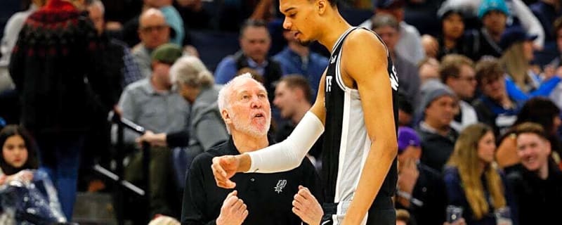 What Gregg Popovich did after Victor Wembanyama elbowed Naz Reid in the face is going viral