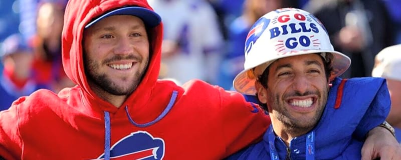 Why Daniel Ricciardo is best friends with NFL hero Josh Allen and a Buffalo Bills fan
