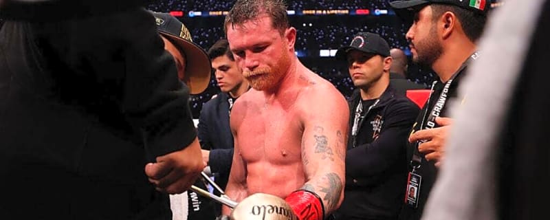 Canelo Alvarez suffers a similar fate to the one he suffered after testing positive for banned substance in 2018