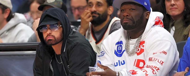 Eminem’s attendance at Game 5 between Cavaliers and Pistons makes NBA fans go crazy