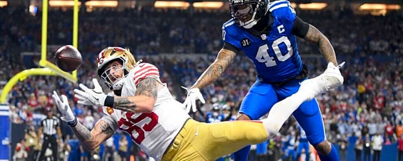 What George Kittle said about his ankle injury after San Francisco 49ers vs. Indianapolis Colts