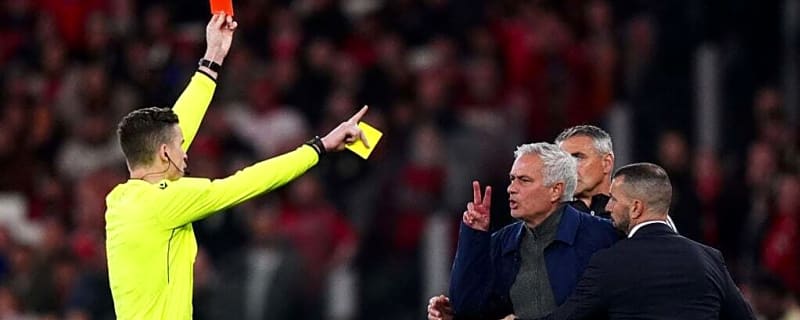 Jose Mourinho claims he was given a red card for accusing referee of bias towards Real Madrid