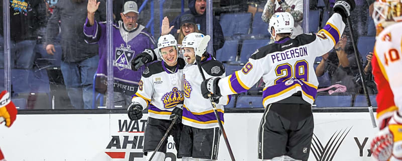 Martin Chromiak’s Two-goal Performance Ignites the Ontario Reign’s 3-2 Comeback Victory Over the Calgary Wranglers