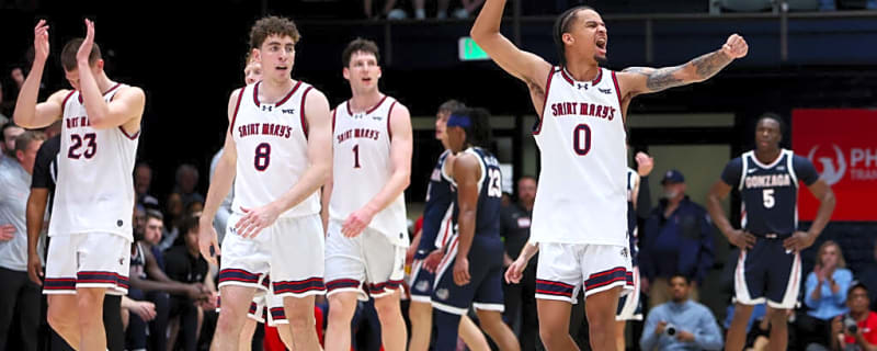 Saint Mary’s Stuns Gonzaga as Mikey Lewis Erupts in Huge Upset