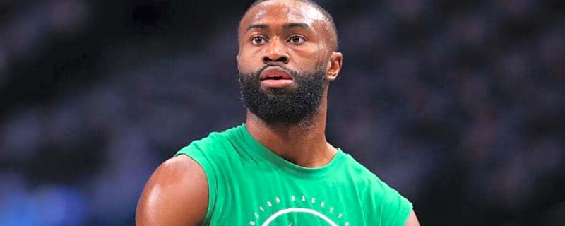 Jaylen Brown’s ‘giving them the belt’ reaction to beating Al Horford, Kristaps Porzingis is going viral