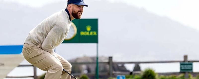 Travis Kelce hits fan again during Pebble Beach Pro-Am in third golf incident