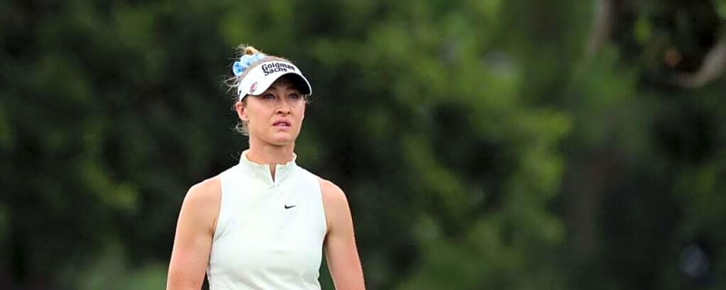 What Stacy Lewis said about Nelly Korda after entering the scoring tent on day two at The Chevron