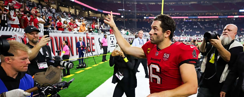 Baker Mayfield Bloodies, but Doesn’t Break, In Buccaneers’ Razor-Thin Win