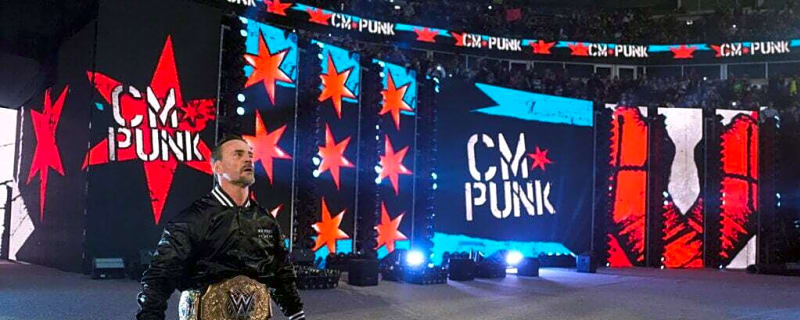 WWE star CM Punk channels Michael Jordan and Chicago Bulls in epic entrance at Elimination Chamber
