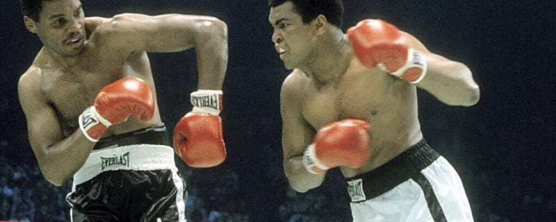 34-year-old Muhammad Ali defeated former George Foreman opponent in style to defend world titles