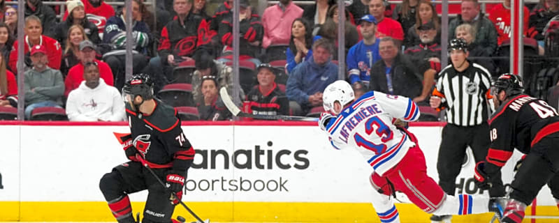NHL Predictions: Nov 3 Carolina Hurricanes vs New York Rangers