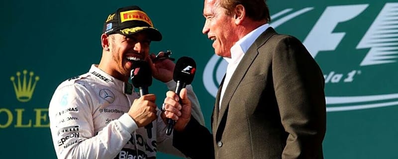How Arnold Schwarzenegger once left Lewis Hamilton surprised on the Formula 1 podium