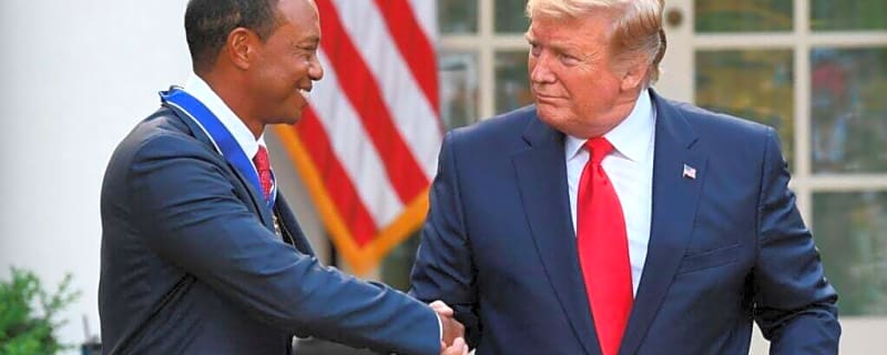 The golf record Tiger Woods has set which Donald Trump thinks is unbreakable 