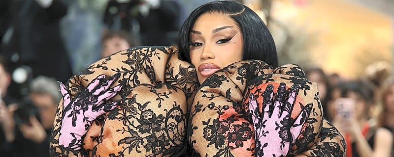 Cardi B and Stefon Diggs Pack on PDA at Mother's Day Wellness Event
