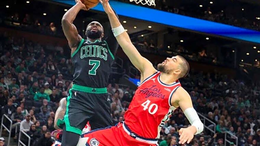 Brian Windhorst responds when asked if Boston Celtics could trade with LA Clippers for Ivica Zubac