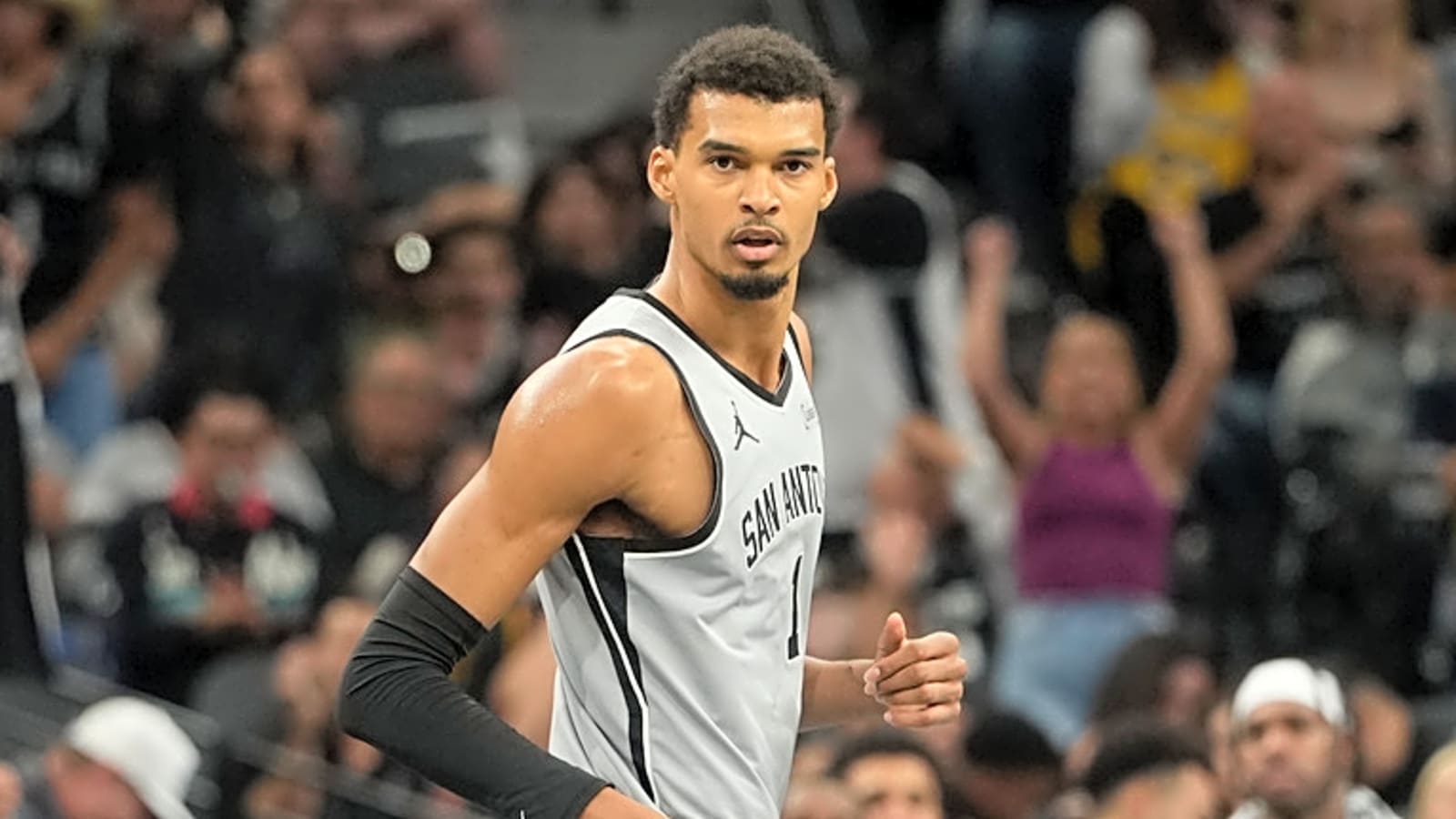 Victor Wembanyama under fire for an alleged dirty play on Steph Curry