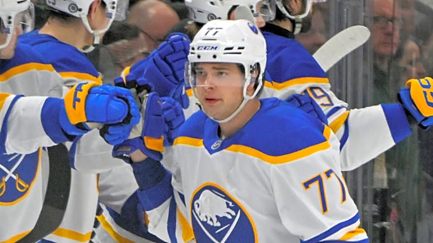 Sabres send forward JJ Peterka to Mammoth for pair of players