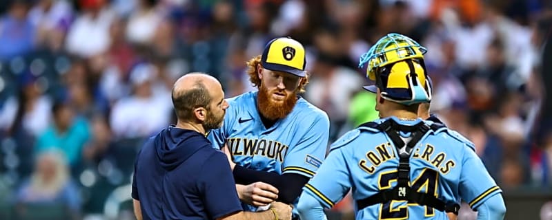 Brewers’ Outfield Turns Chaotic After 3 Players Collide and Fall to the Ground
