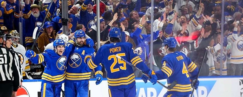 NHL roundup: Sabres storm past Bruins for 1st playoff win in 15 years