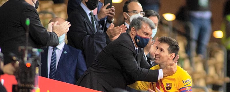 Lionel Messi's Barcelona Return: Tebas Rejects Xavi's Claims Against Laporta