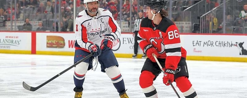 Jack Hughes produces five points as Devils dent Caps' playoff hopes