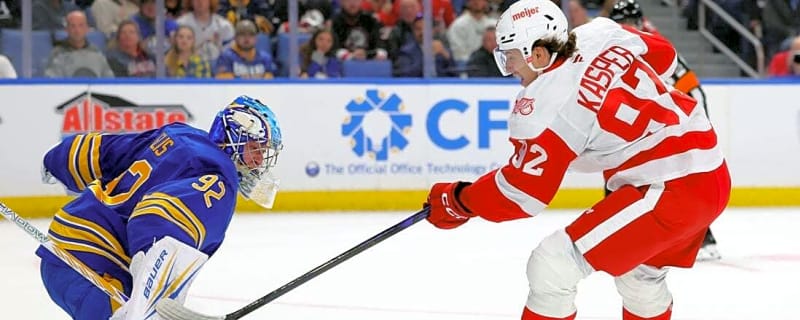 Sabres G Colten Ellis cools off Red Wings in NHL debut