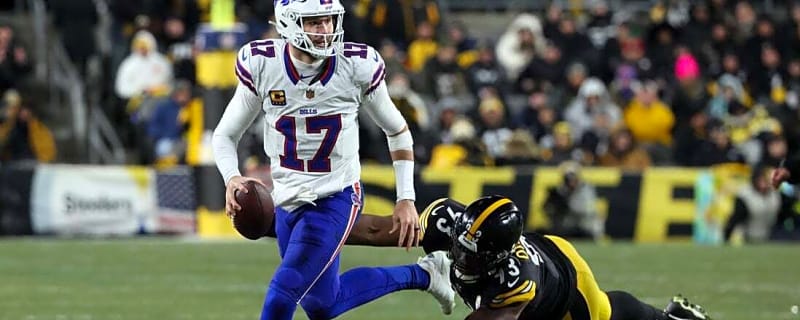 Josh Allen sets rushing TD record, powers Bills to win over Steelers