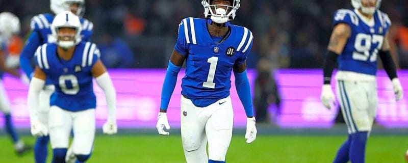 Colts CB Sauce Gardner out after two snaps vs. Texans