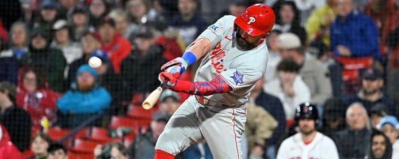 Kyle Schwarber goes deep again as Phillies down Red Sox