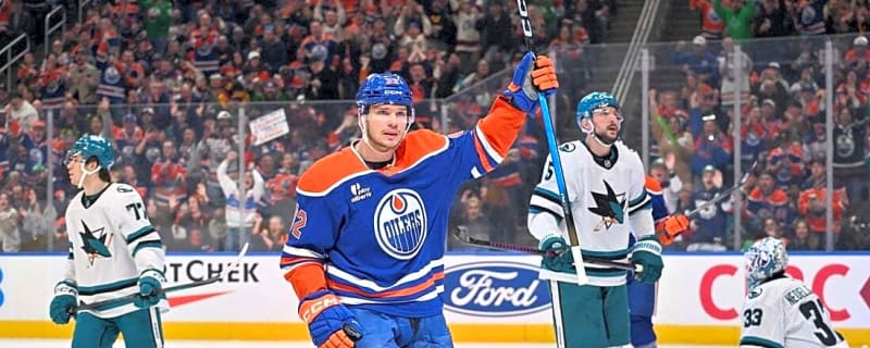 Third-period flurry carries Oilers to win over Sharks