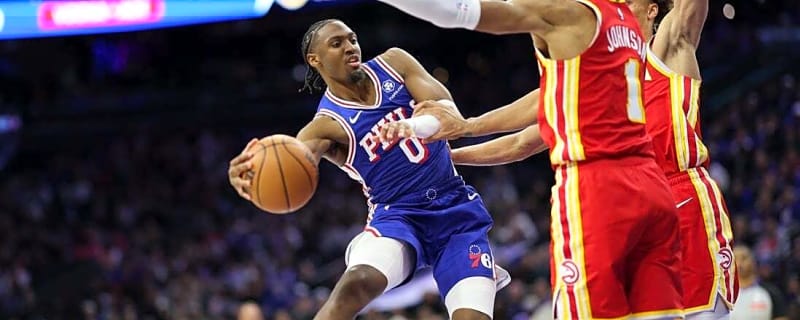 Hawks out to finish four-game season sweep of 76ers