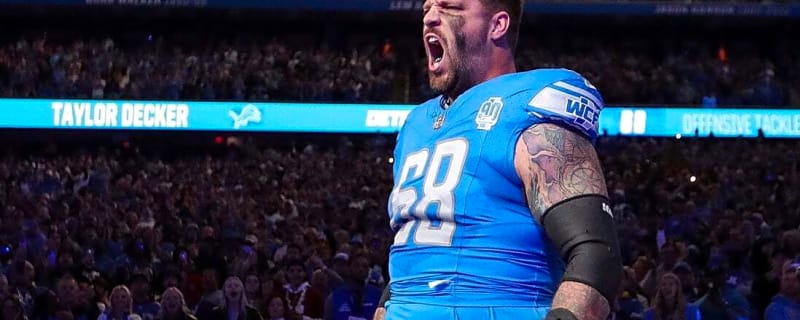 Lions LT Taylor Decker says he's returning for 11th season in 2026