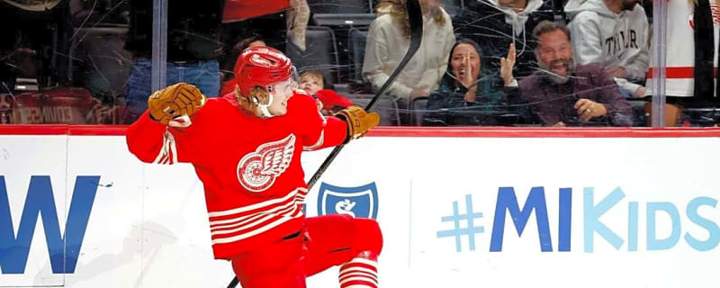 Simon Edvinsson's OT winner nudges Red Wings past Maple Leafs