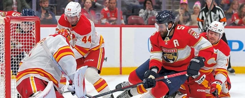 Flames rally past Panthers, pick up second win of road trip