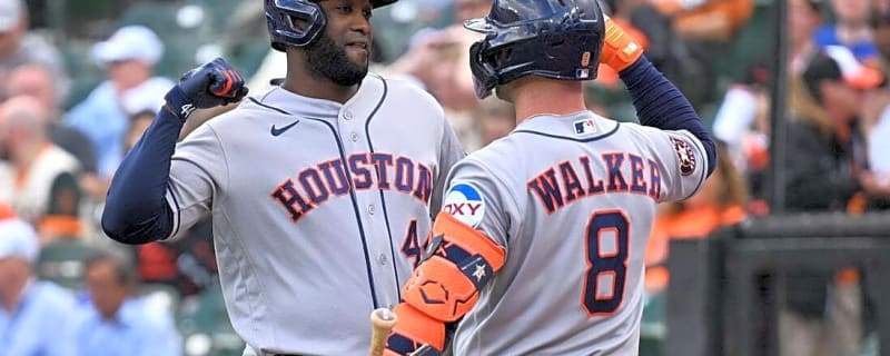 Big first inning helps Astros salvages doubleheader split vs. Orioles