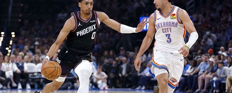 Suns rout Thunder as reserves take center stage in finale