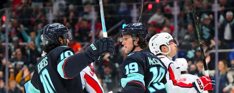 Jared McCann's 4-point effort propels Kraken past Capitals