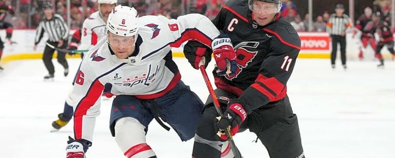 Hurricanes visit surging Capitals with first place on the line